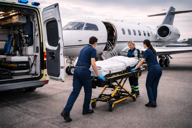 Vervoer van bewindvoerende patiënten en medische repatriëring vanuit het buitenland